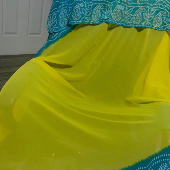 Badhani sari with matching blouse size L - Picture 3 of 11